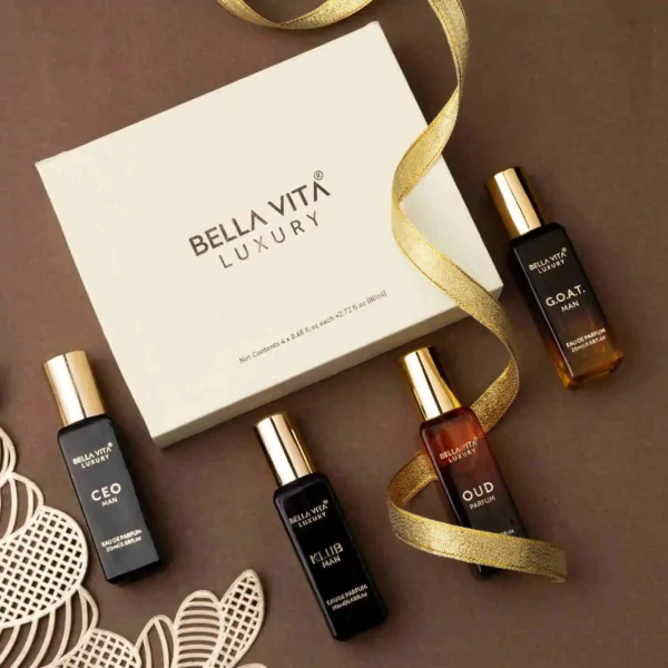 Bella Vita Luxury Perfume Gift Set For Men (20 Ml X 4) - Image 7