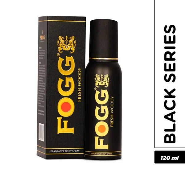 Fogg Black Men Body Spray (Woody) (120ml)