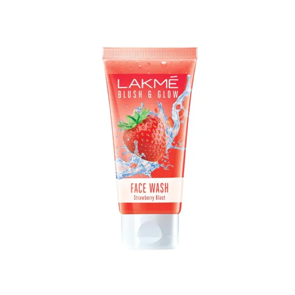 Lakme Blush And Glow Gel Face Wash – Strawberry (100ml)