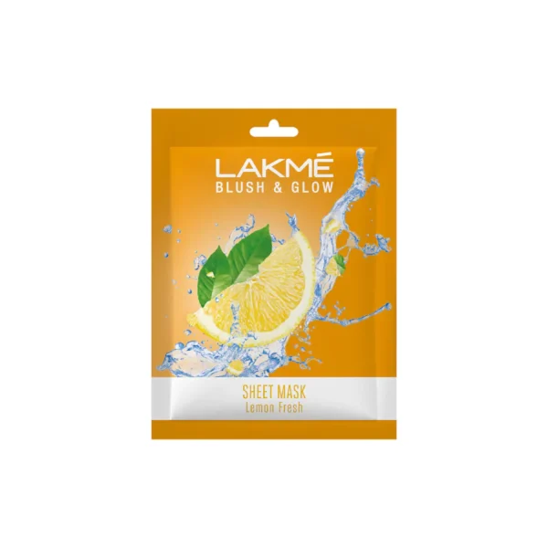 Lakmé Blush And Glow Sheet Mask Lemon Fresh (25ml)