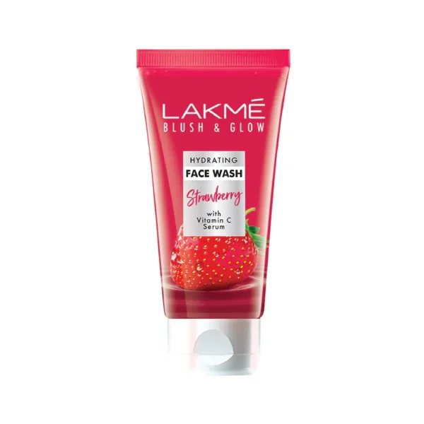 Lakme Blush & Glow Strawberry Freshness Gel Face Wash (50ml)