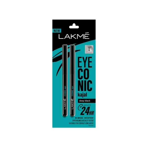 Lakme Eyeconic Kajal Twin Pack – Deep Black