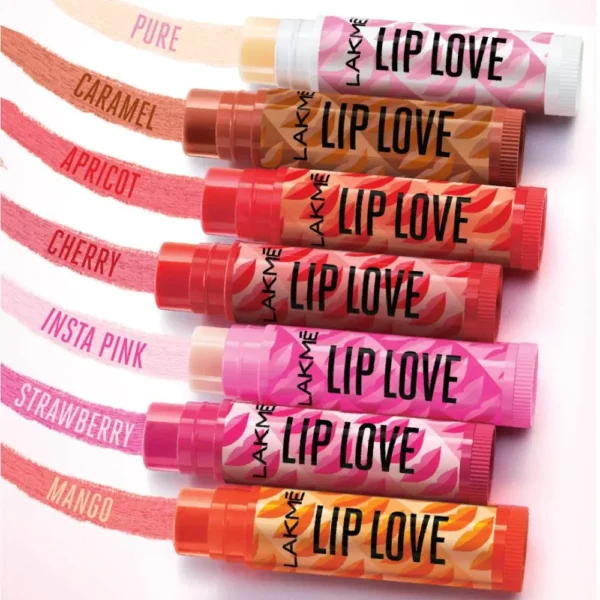 Lakme Lip Love Chapstick Cherry SPF 15 (4.5gm) - Image 2