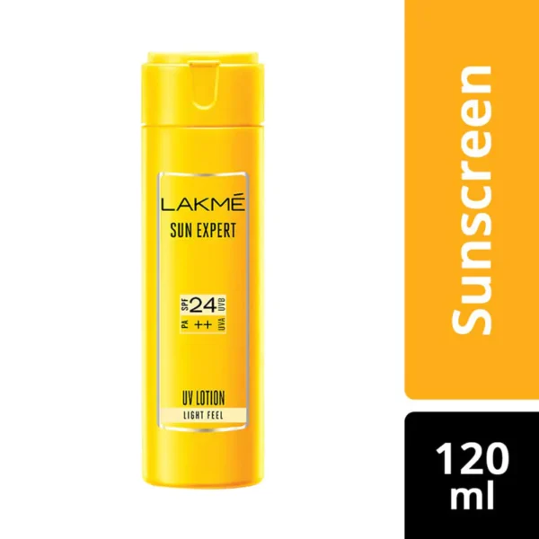 Lakme Sun Expert SPF 24 ++ UV Lotion Light Feel 120ml (120ml)