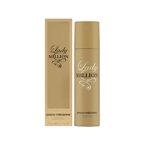 Paco Rabanne Lady Million Deodorant Spray (150ml) - Image 2