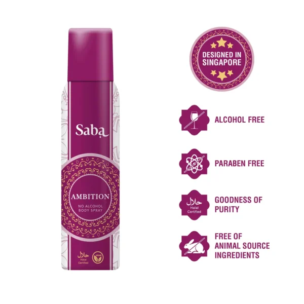 SABA Ambition Body Deodorant (150ml) - Image 4