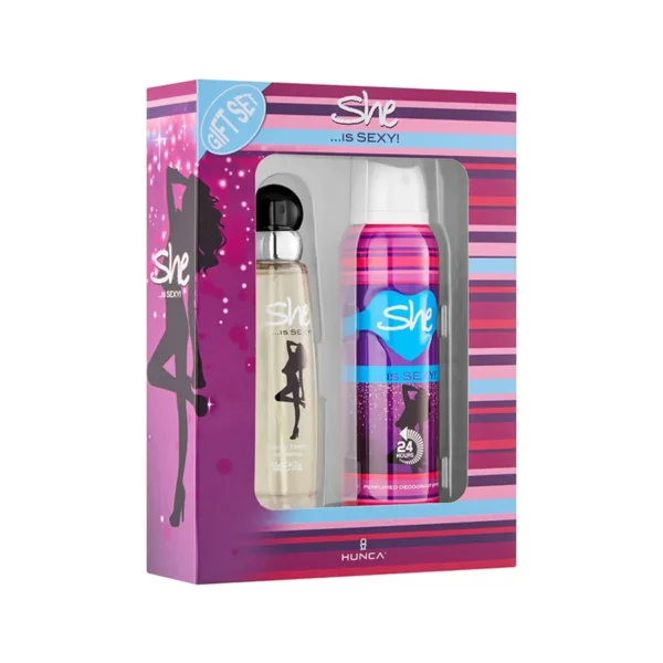 She Is Sexy Perfume 50ml & Deodorant 150ml Gift Set (200ml)