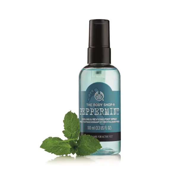 The Body Shop Peppermint Cooling & Reviving Foot Spray (100ml) - Image 4