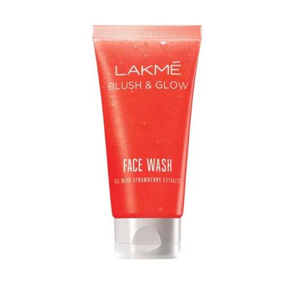 Lakme Blush And Glow Strawberry Face Wash (100gm) - Image 2