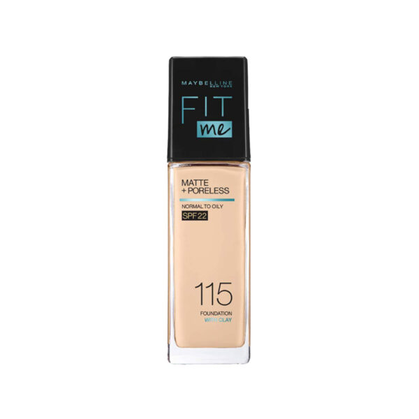 Maybelline Fit Me Matte + Poreless Foundation- Ivory 115 (30ml)