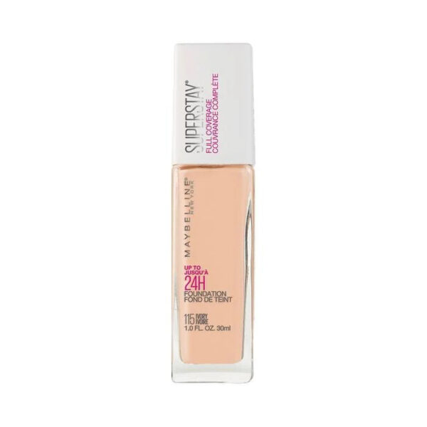 Maybelline SuperStay Full Coverage Foundation - 115 Ivory (30ml)