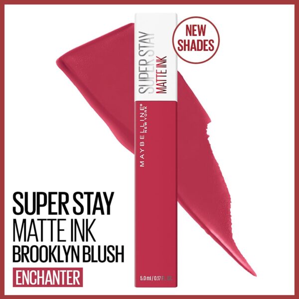 Maybelline New York Super Stay Matte Ink Liquid Lipstick - 380 Enchanter (5ml) - Image 7