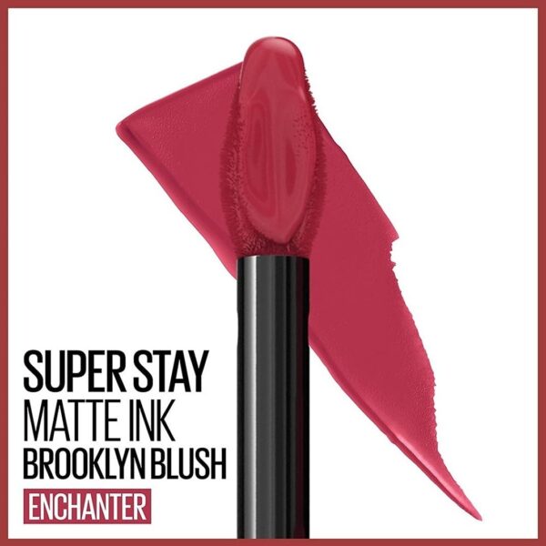 Maybelline New York Super Stay Matte Ink Liquid Lipstick - 380 Enchanter (5ml) - Image 6