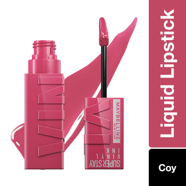 Maybelline New York Super Stay Vinyl Ink Liquid Lipstick - Coy (4.2ml)