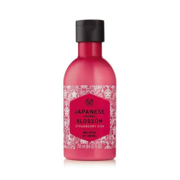 The Body Shop Japanese Cherry Blossom Strawberry Kiss Body Lotion (250ml)