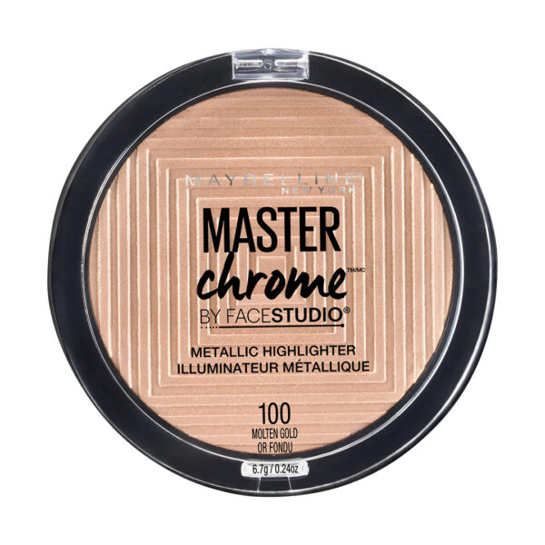 Maybelline New York Master Chrome Facestudio Highlighter- Molten Gold (6.7gm)