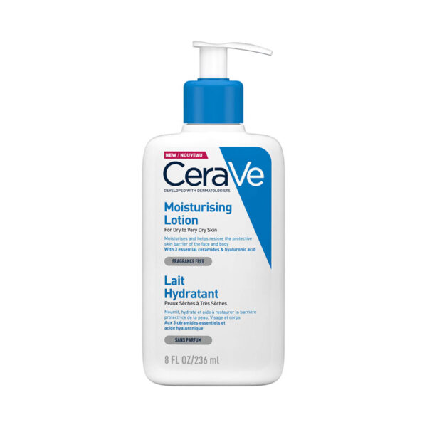 Cerave Moisturizing Lotion For Dry To Very Dry Skin (236ml)