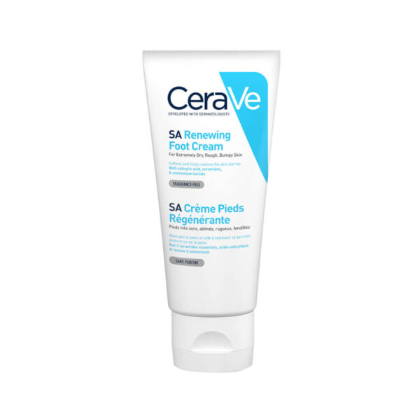 CeraVe SA Renewing foot Cream for Extremely Dry, Rough Bumpy Skin (88ml)