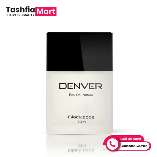 Denver Black Code Perfume 60ML - Image 2