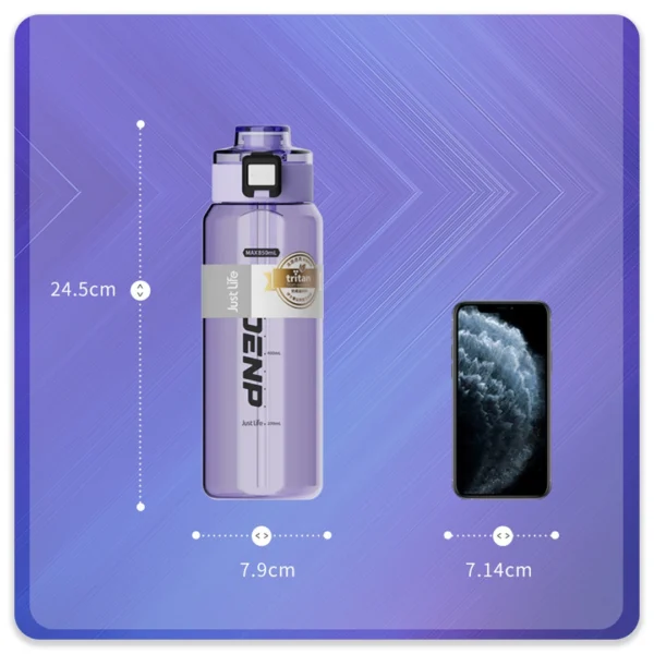 Just Life Sports Thermos Water Bottle 850ml - Image 9