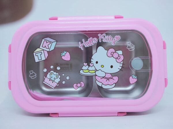 Hello Kity Children's Bento Lunch Box Stainless Lunchbox XY-J169