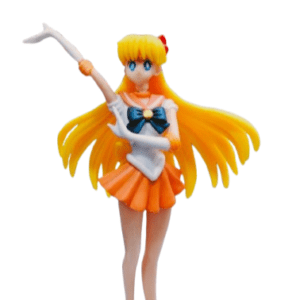 Sailor Venus action figure from the Sailor Moon series, specifically the "Animation Color Edition".