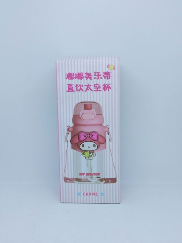 My Melody Water Bottle with Spout Lid 600ml - Image 2