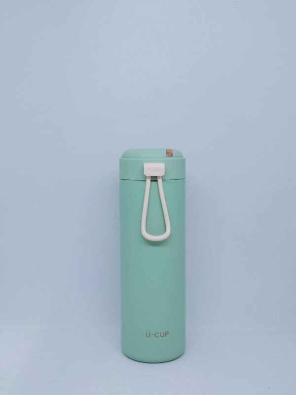 Double Wall Vacuum Insulated Water Bottle with Filter & Lifting Rope 450ml - Image 5