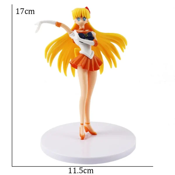 Sailor Venus action figure from the Sailor Moon series, specifically the "Animation Color Edition". - Image 3