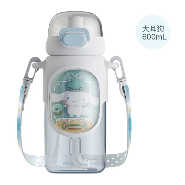 White Transparent Clear Cinnamoroll  Character Drinking Water Bottle 600ml - Image 4