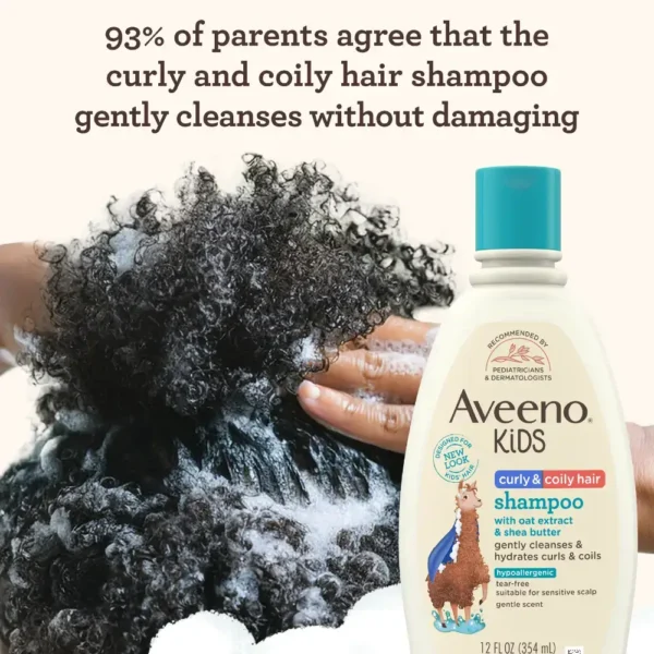 Aveeno Kids' Curly Hair Hydrating Shampoo - Image 2