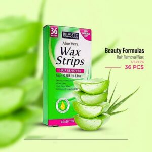 Beauty Formulas Wax Strips Aloe Vera 36pcs