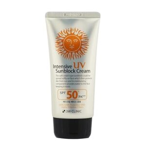 K-3W Clinic Intensive UV Sunblock Cream SPF50+ Pa+++ 70ml