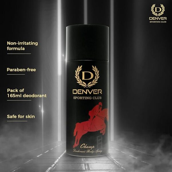 Denver Sporting Club Body Spray 165ml - Image 2