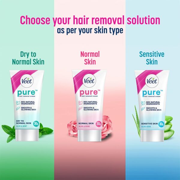 Veet Pure Hair Removal Cream 100gm - Image 5