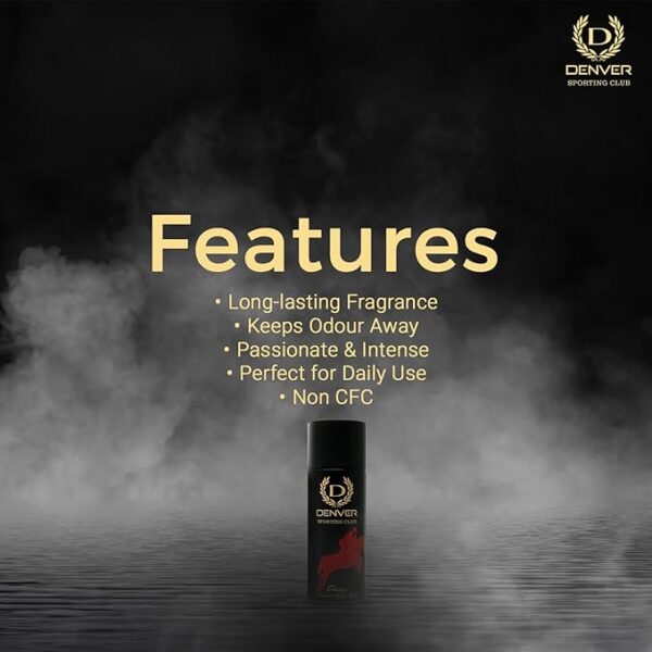 Denver Sporting Club Body Spray 165ml - Image 3