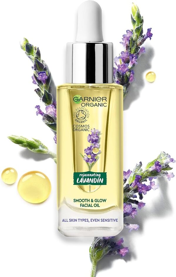 Garnier Graceful Lavandin Smooth & Glow Facial Oil 30ml - Image 2