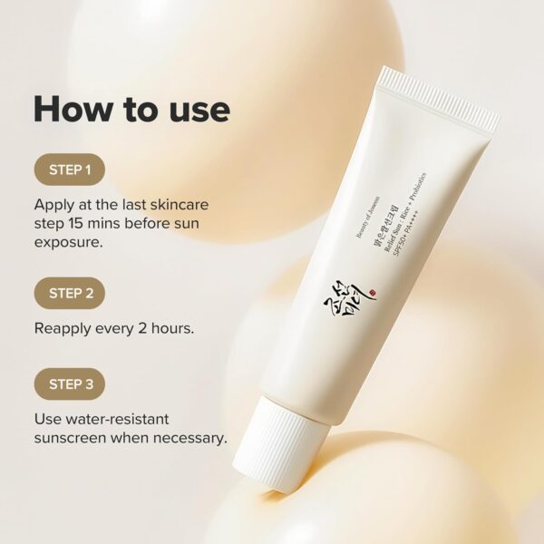 Beauty Of Joseon Sunscreen: Rice + Probiotics Spf 50+ 50ml - Image 6