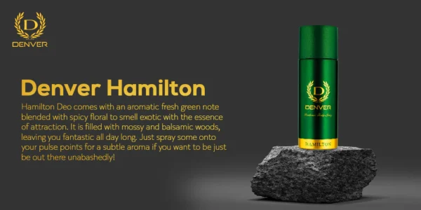 DENVER - Hamilton Deodorant Body Spray 165ml - Image 5