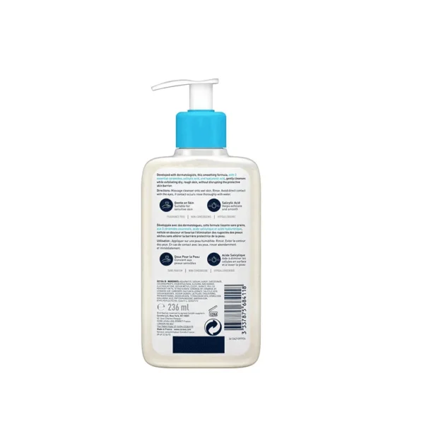 CeraVe – SA Smoothing Cleanser | 236m| Face and Body Wash with Salicylic Acid - Image 2