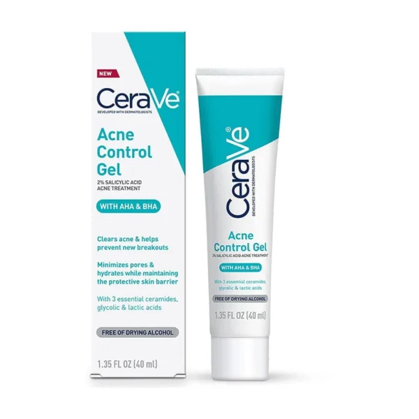 Cerave Acne Control Gel with AHA & BHA – 40ml - Image 2