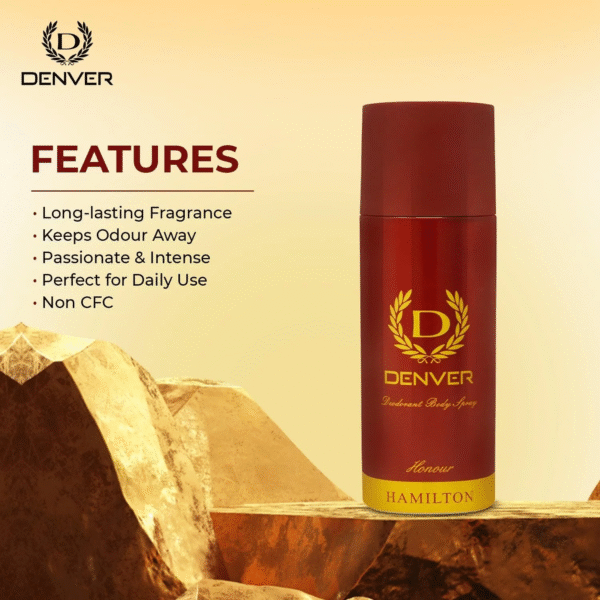 Denver Deo Honor Body Spray For Men - 165ml - Image 2