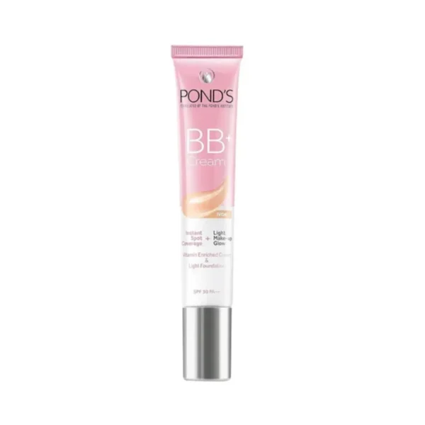 Ponds BB+ Cream Instant Spot Coverage + Light Make-up Glow Ivory -18gm