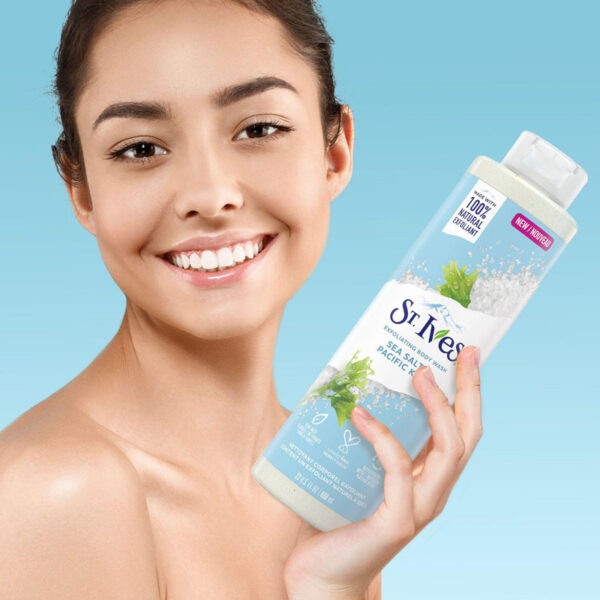Stives Body Wash Sea Salt & Pacific Kelp 650ml - Image 3