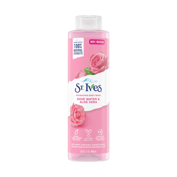 St. Ives Refreshing Body Wash Rose Water And Aloe Vera 473ml