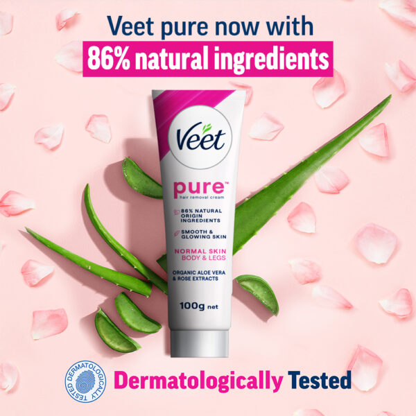 Veet Hair Removal Cream Normal Skin 100ml - Image 2