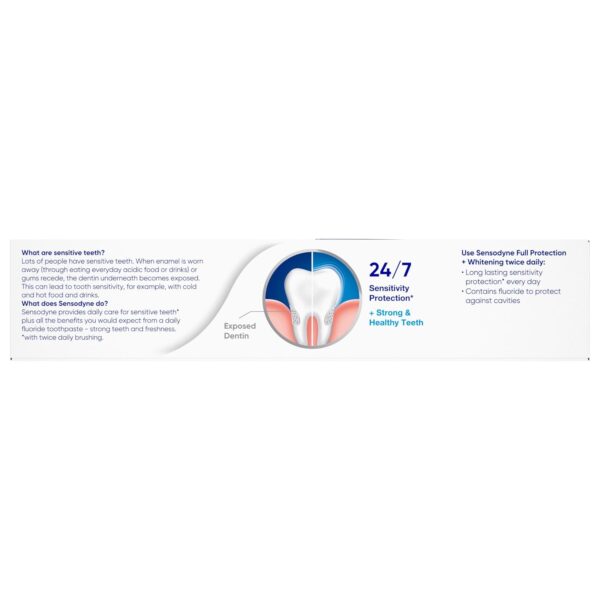 Sensodyne Full Protection Plus Whitening Toothpaste 113g - Image 4