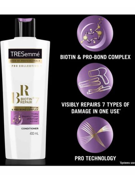 TRESemmé Pro Collection Biotin Repair Conditioner 400ml - Image 2